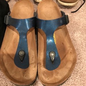 Birkenstock  Gizeh - Navy Nearly New Size 40